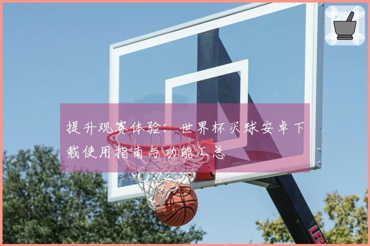 提升观赛体验：世界杯买球安卓下载使用指南与功能汇总